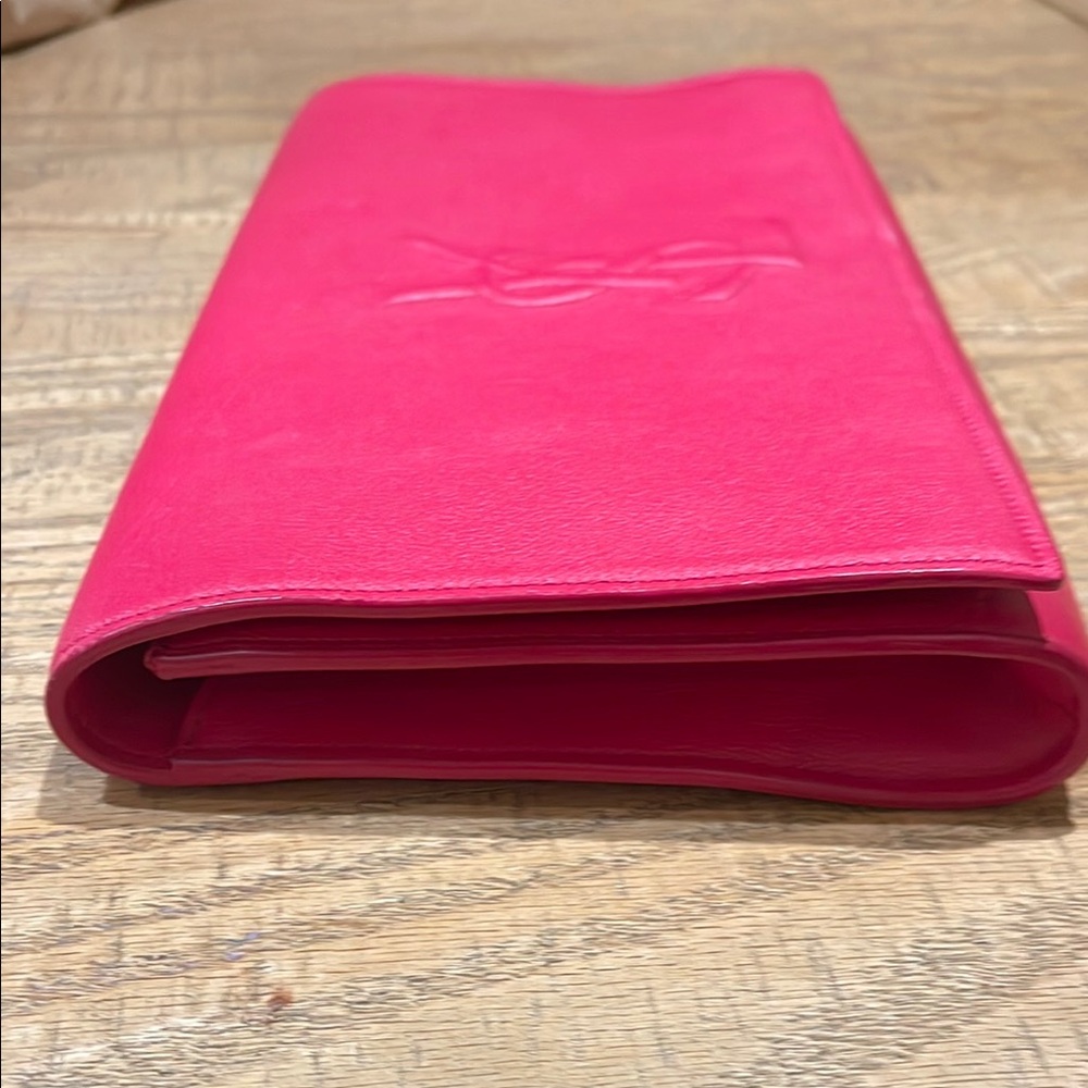 Yves Saint Laurent Leather Clutch Bag - Picture 6 of 9